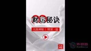 《财富秘诀》天涯神贴绝版视频合集071在线观看-外贸啦