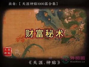 《财富秘术》天涯神贴绝版视频合集037在线观看-外贸啦