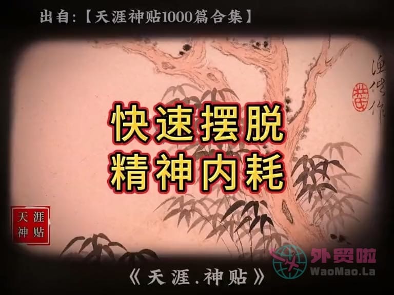 《快速摆脱精神内耗》天涯神贴绝版视频合集087在线观看-外贸啦