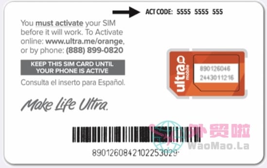图片[2]-【美国】Ultra Mobile PayGo橙卡：原生SIM实体卡-国内现货-外贸啦