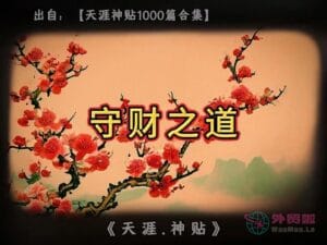 《守财之道》天涯神贴绝版视频合集176在线观看-外贸啦